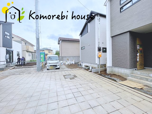 【大宮　East Terrace】さいたま市見沼区大谷　新築一戸建て　ブルーミングガーデン　03の前面道路含む現地写真|4/10撮影