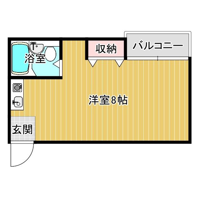 キューブ西加賀屋の間取り