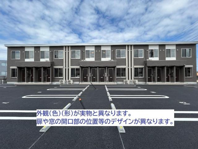 つくば市倉掛新築アパート（仮の駐車場|同型タイプ