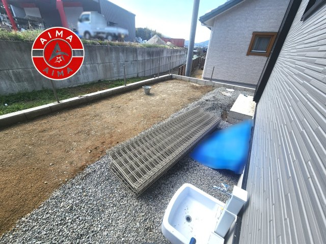 糟屋郡宇美町神武原1丁目第1-3棟（1号棟）の庭|お庭で自由な時間を過ごせます。