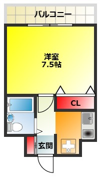 【間取り】 | シャトレ下新庄
