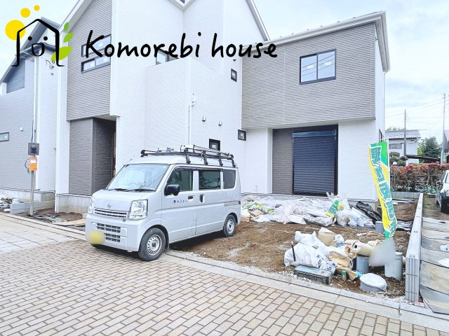 【大宮　East Terrace】さいたま市見沼区大谷　新築一戸建て　ブルーミングガーデン　04の駐車場|4/10撮影