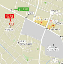 厚木市温水の地図