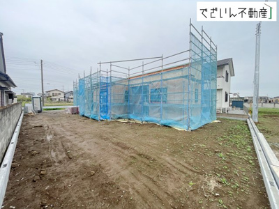 【外観】 | GRAFARE羽生市藤井上組 2期【平屋】新築住宅 | 現地(2026年4月撮影)