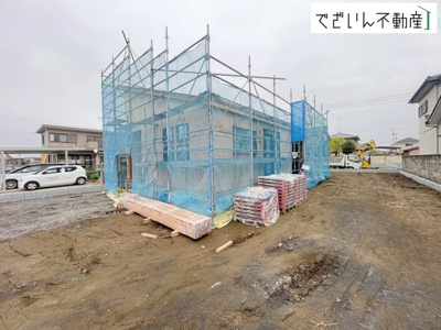 【外観】 | GRAFARE羽生市藤井上組 2期【平屋】新築住宅 | 現地(2026年4月撮影)