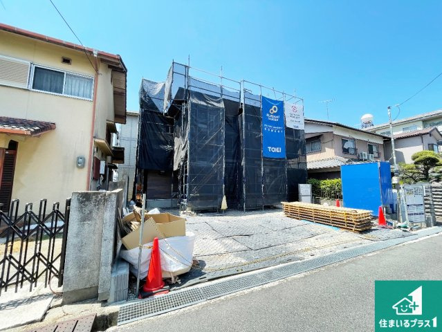 栗東市小平井　第2期　新築一戸建ての外観|周辺は落ち着いた街並みの住宅地！子育てがしやすい住環境です！まだ未完成ですが、現地でしかわからない事もございます。是非一度ご覧ください。