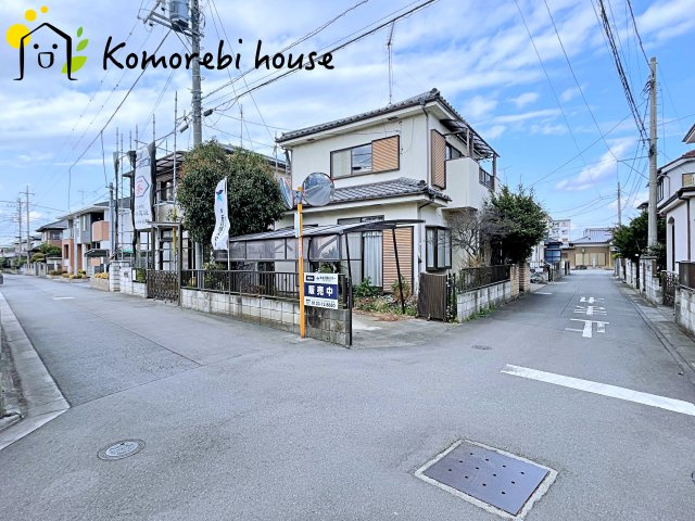 KEM鴻巣箕田　1期　中古戸建の前面道路含む現地写真|26.3.27　撮影済み