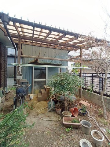 八潮市　緑町2丁目　中古戸建の庭|お庭の付いた物件です