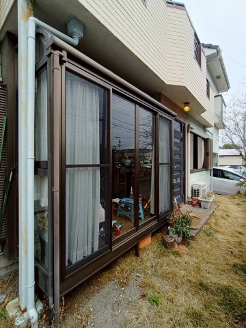 八潮市　緑町2丁目　中古戸建の庭|お庭も活用できます