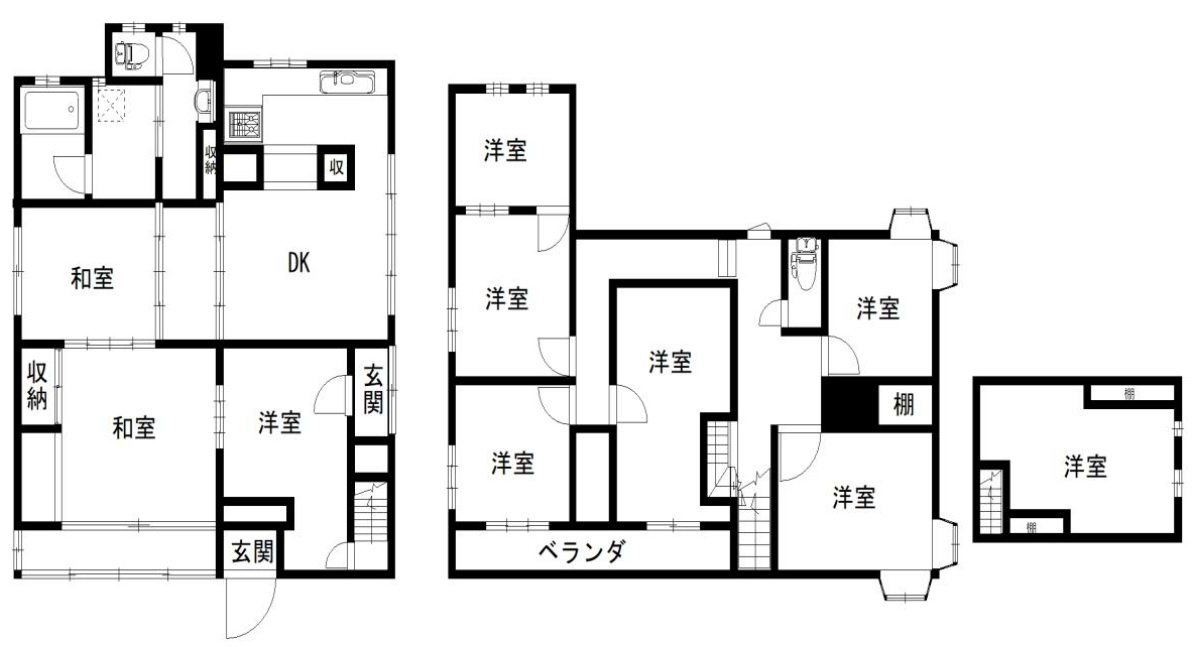 八潮市　緑町2丁目　中古戸建のその他|間取図です