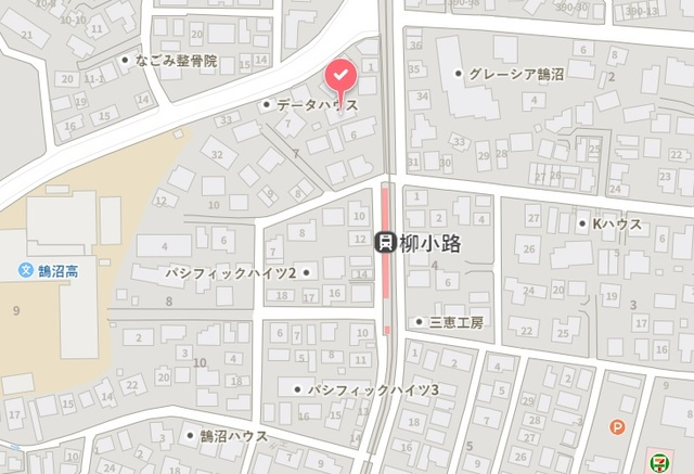 メルヴェーユ鵠沼の地図