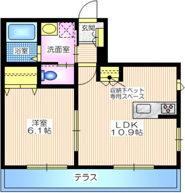 メルヴェーユ鵠沼のその他共用部分|屋根付き駐輪場