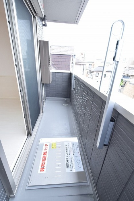 甲南コルンのバルコニー