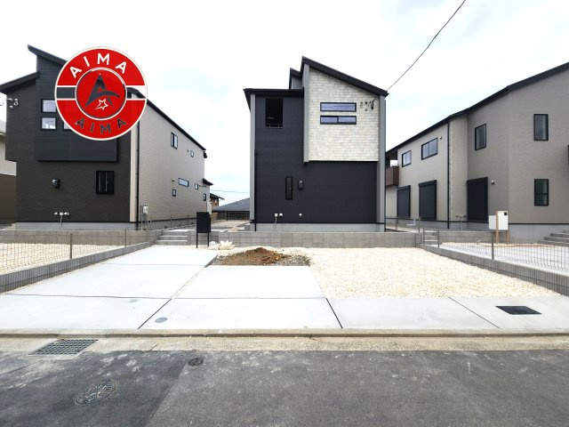 福岡市東区美和台5丁目第2-3棟（2号棟）の外観|デザイン性のある外観です。