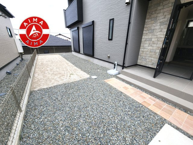 福岡市東区美和台5丁目第2-3棟（2号棟）の庭|お庭で自由な時間を過ごせます。