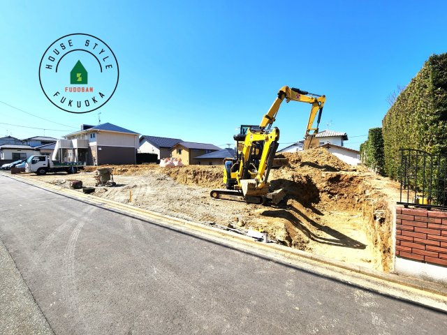 福岡市東区美和台5丁目第2-3棟（2号棟）の前面道路含む現地写真|見学の時間などお気軽にお問い合わせ下さい。