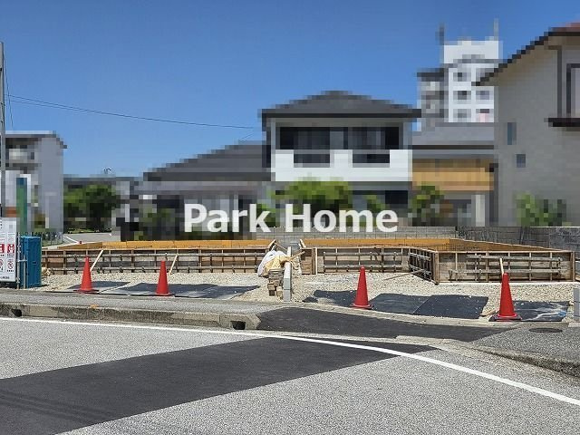 高知市鴨部2丁目 -2期2棟1-新築戸建ての外観|1号地　2026.5月：建築中
