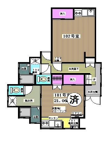 【間取り】 | 第二富士見荘