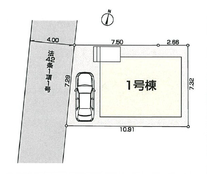 練馬区関町南3丁目　人気エリア　耐震×ZEH水準住宅　限定1棟の区画図