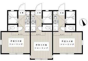 相模原市中央区鹿沼台１丁目のアパート