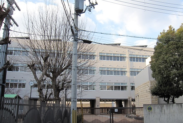 神戸市長田区西尻池町２丁目のアパートの周辺|神戸市立長田中学校