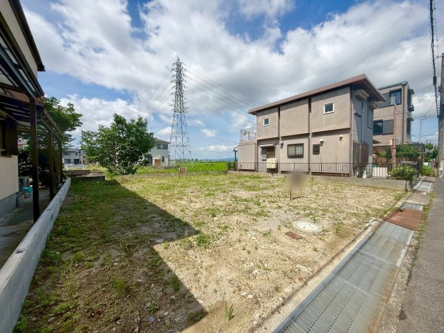 野洲市冨波甲　建築条件無し売土地の外観