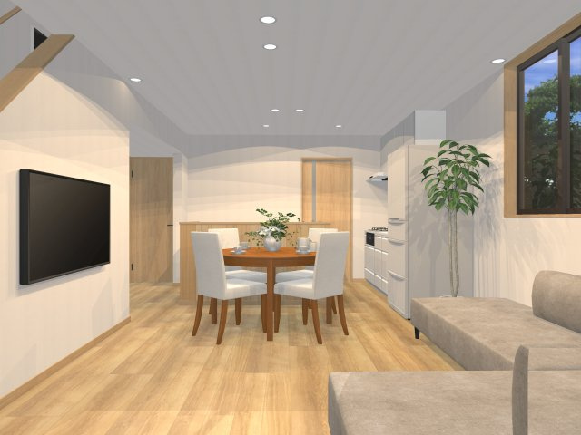 【高台立地】高知市福井町　建築条件付き売土地の完成予想図|※写真はイメージです