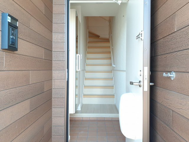 コート・エアリーの玄関|シンプルで使いやすい玄関です