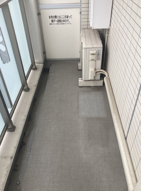 プレミスト新宿山吹のバルコニー