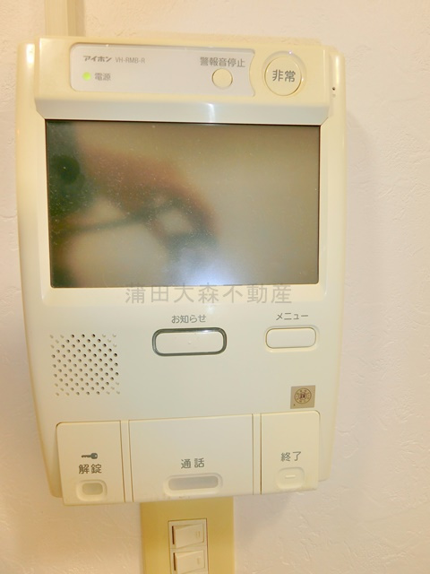 山王パレスの設備|モニター付きオートロック