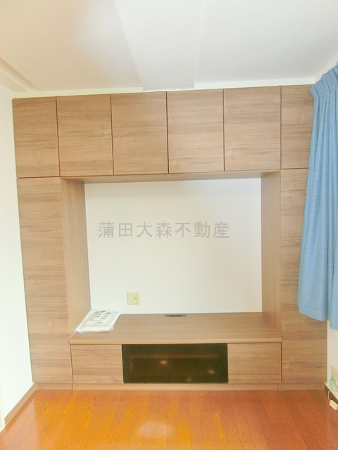 山王パレスの設備|壁面収納テレビボード