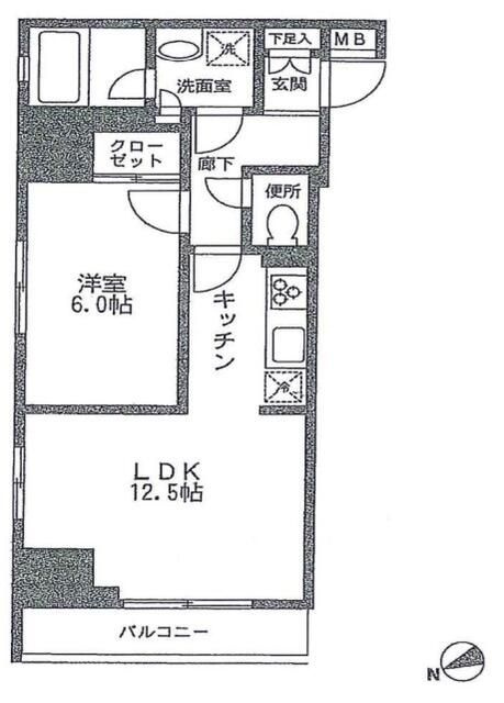 アイル銀座京橋壱番館の間取り