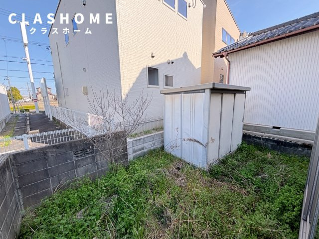 半城土中町戸建の庭