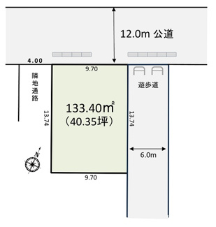 【土地図】 | 桶川市下日出谷西2期　建築条件なし売地　全１区画