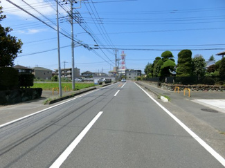 【前面道路含む現地写真】 | 桶川市下日出谷西2期　建築条件なし売地　全１区画
