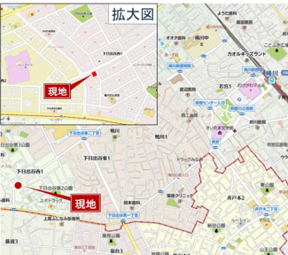 【地図】 | 桶川市下日出谷西2期　建築条件なし売地　全１区画