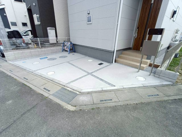 八潮市　西袋　新築戸建　全1棟の駐車場|駐車場です