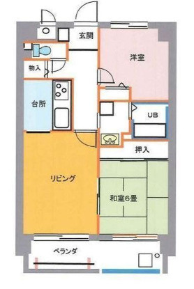 エクセレント米子の間取り