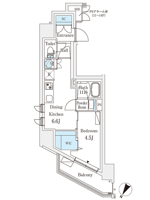 ロイジェント駒込六義園の間取り