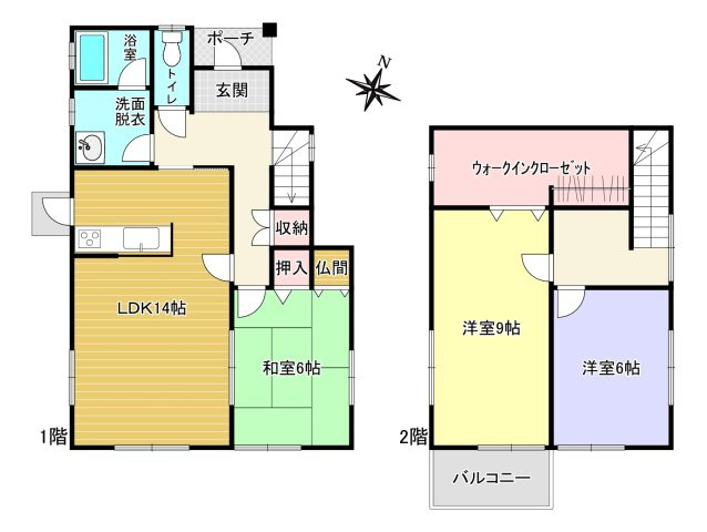 【間取り】 | 江戸屋敷2丁目　戸建