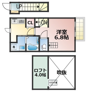 【間取り】 | IMAZATOハイツ　仲介手数料無料