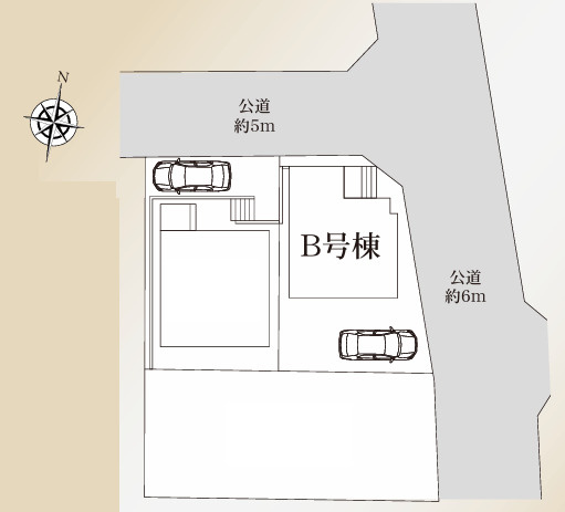 【区画図】 | 海老名市国分寺台1丁目 新築戸建て 全2棟【仲介手数料無料】 | 【仲介手数料無料でご紹介可能です】大樹不動産