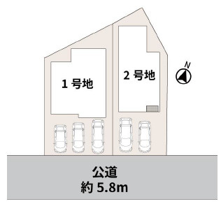 仲介手〇料不要　i-passo東区桜木２丁目【桜木小・桜木中】の区画図