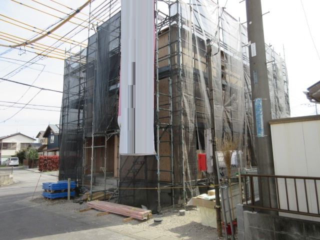 【仲介手数料無料】新築戸建　熊谷市大原2-7-9（全1棟）の前面道路含む現地写真