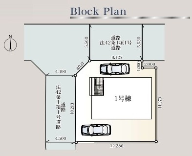 【仲介手数料無料】新築戸建　熊谷市大原2-7-9（全1棟）の区画図