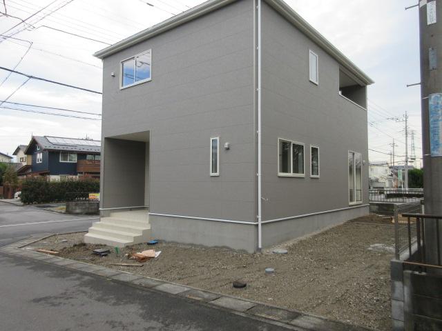【仲介手数料無料】新築戸建　熊谷市大原2-7-9（全1棟）の前面道路含む現地写真