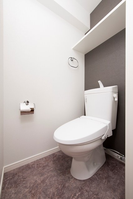 新品家具付きマンション西中洲12B(KaGood福岡)のトイレ|トイレです