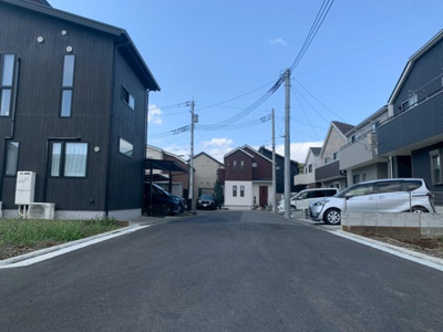 【前面道路含む現地写真】 | 立川市柏町2丁目　売地　【全2区画】