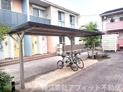 【その他共用部分】 | メゾンドローズA棟 | 屋根付き駐輪場