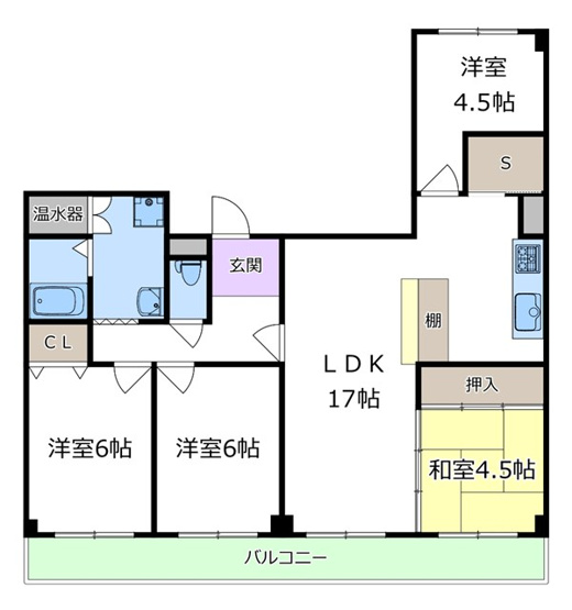 【間取り】 | 千里一条池スカイハイツD棟 | エイブルにて取扱い可能な住宅ローンは、全部で10種類以上！お客様にピッタリの住宅ローンを当社のFPよりご案内させて頂きます。住宅ローンのご相談だけでも、お気軽にご相談下さいませ。